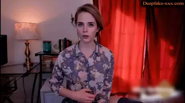 Poster: Joi Porn Scene with Fake Emma Watson